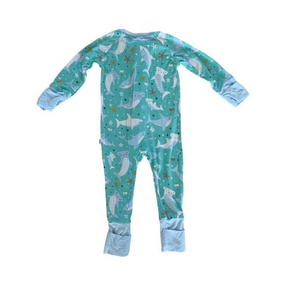 Little Sleepies Shark Soirée Zippy 0/3m - Picture 2 of 3